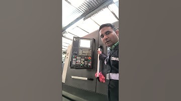 CNC turning machine#puma Doosan#fanuccontrol#cnclathe #reelsvideo