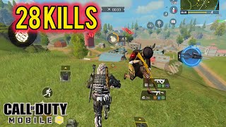 28 kills SOLO VS SQUADS FULL GAMEPLAY CALL OF DUTY MOBILE BATTLE ROYALE