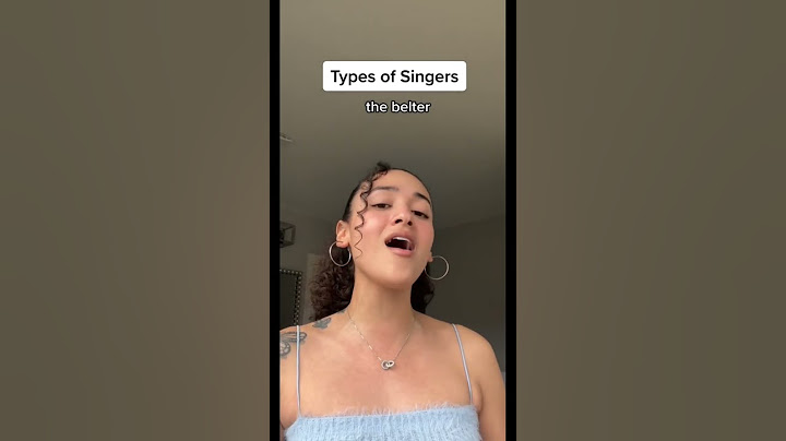 Types of Singers singing ‘I Will Always Love You’ by Whitney Houston