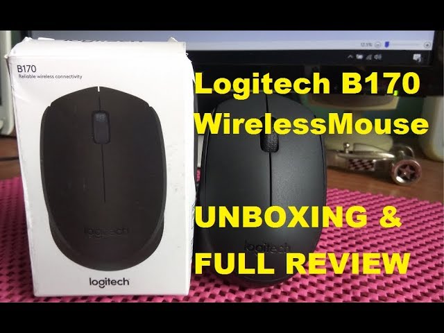 Logitech B170 Wireless Mouse (Black) - Unboxing & Full Review - YouTube