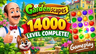 Gardenscapes, Gardenscapes level 14000,Gardenscapes