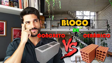 Qual é melhor bloco de concreto ou tijolo?