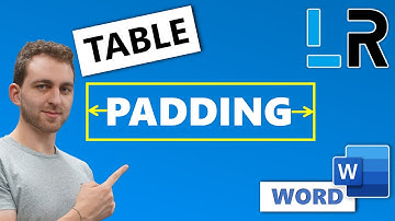 MS Word: Adjust/Remove Padding In Table Cell - 1 MINUTE
