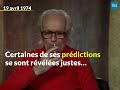 1974 : Les prédictions de René Dumont sur le climat et l&#39;eau | Franceinfo INA