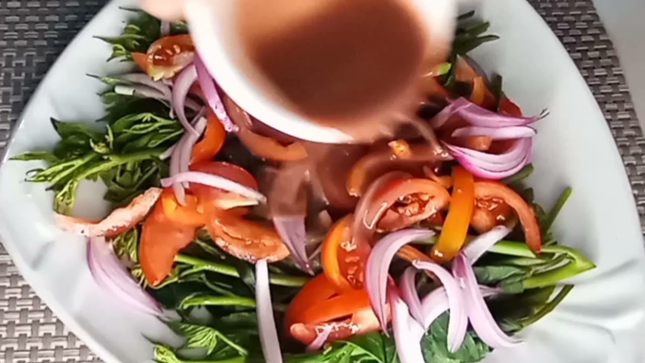 PAANO GUMAWA NG ENSALADANG TALBOS NG KAMOTE || ENSALADA RECIPE || My Kusina Recipe