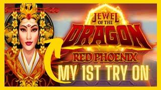 1st shot on Jewel of the dragon slot machine #casino #slots #fyp