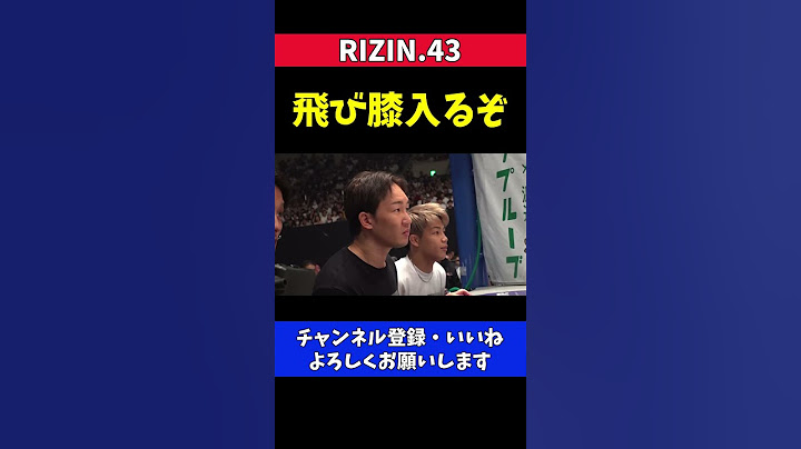 朝倉未来 飛びヒザ指示直後に西谷大成がKOされた瞬間【RIZIN.43】