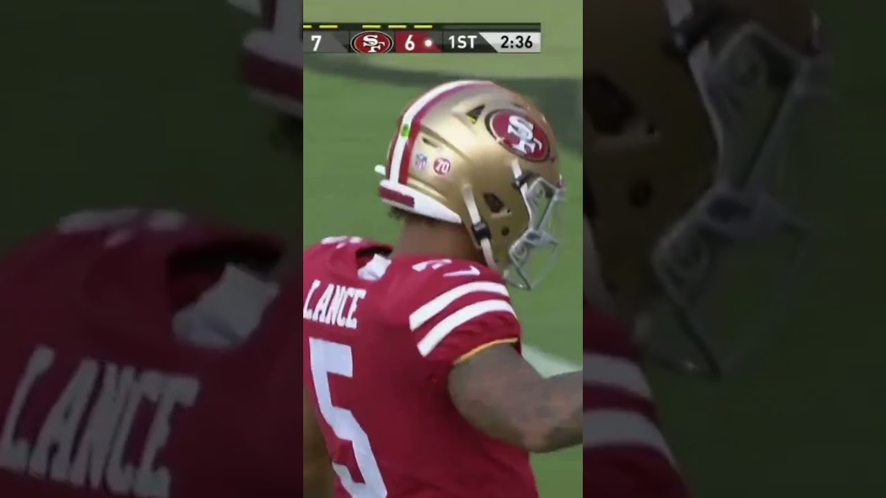 Trey Lance did THIS in his first NFL game