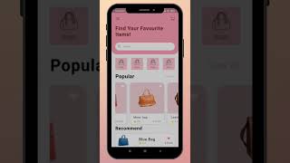 Animations in flutter Shopping app