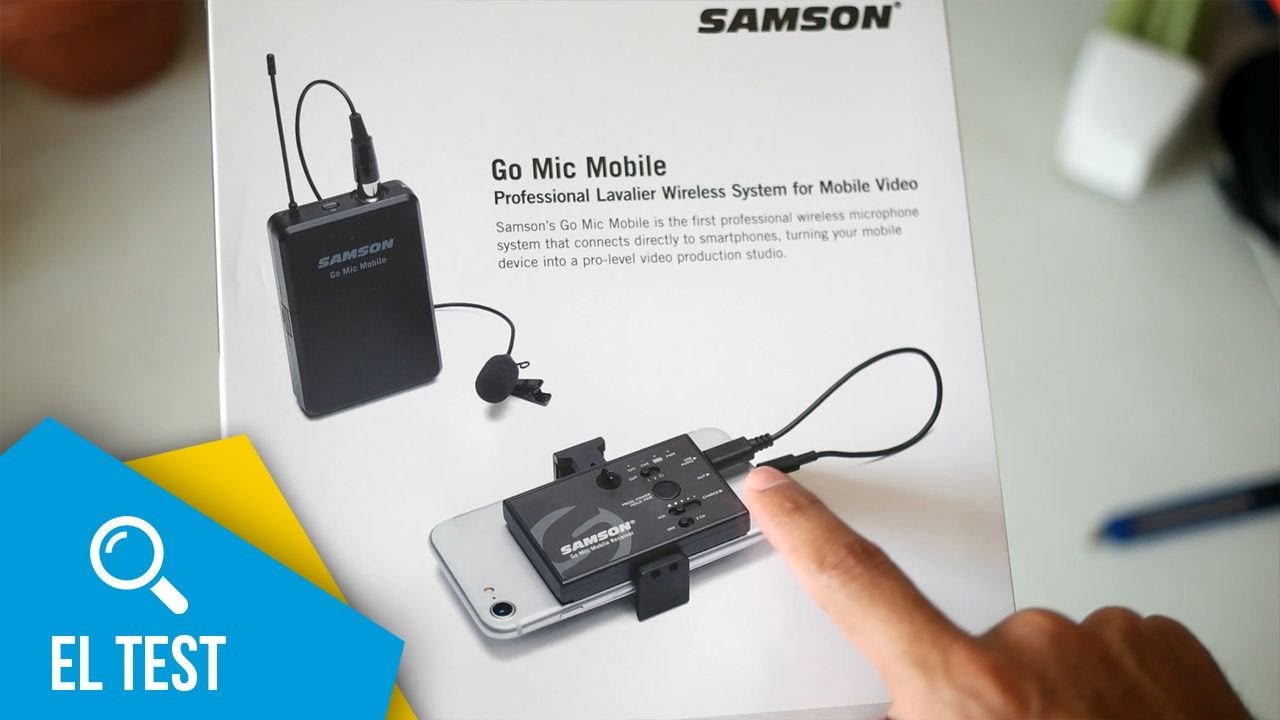 Micrófono inalámbrico para celular Samson