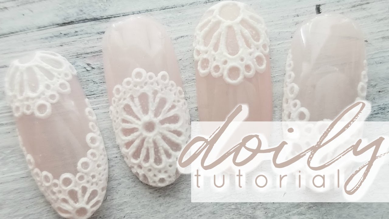 The EASIEST 3D Doily/Lace tutorial! • Natasha Harton Nails