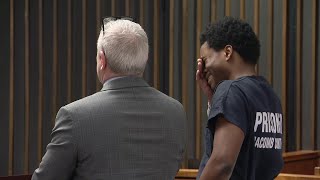 Jaylin Brazier speaks at his sentencing for lying to police during investigation of Zion Foster'...