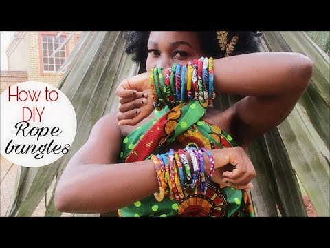 ankara bangles African fabric jewellery Bracelets