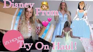 Disney Princess Inspired Try On Haul👸🏼😍 ~ Testing JJ’s House!💗