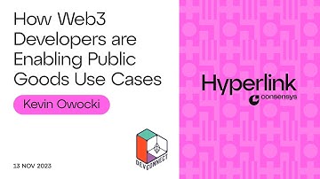 How Web3 Developers are Enabling Public Goods Use Cases | Fireside Chat with Kevin Owocki
