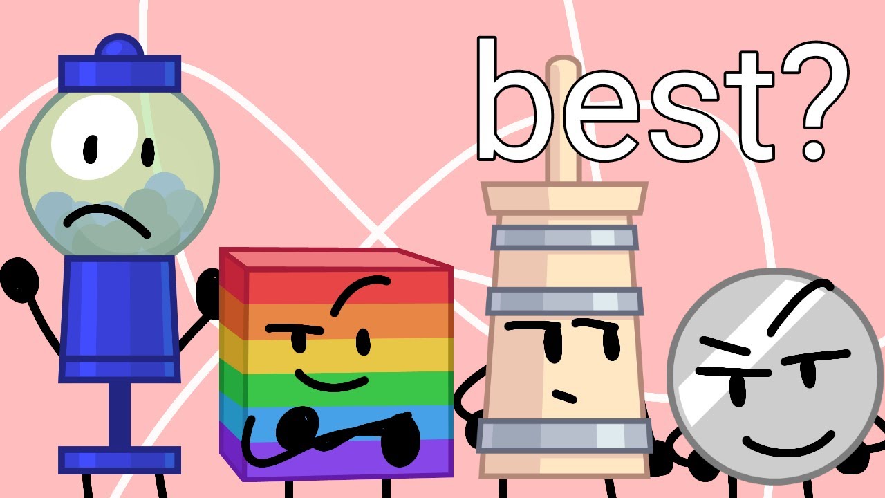 Top 5 Favourite BFDI Characters