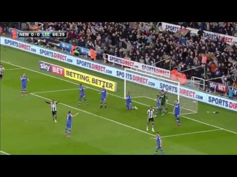 Jamaal Lascelles Goal Newcastle vs Leeds United 1-0 2017