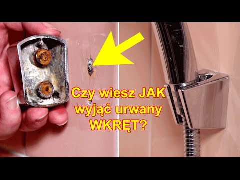 Jak usunąć ułamany zardzewiały wkręt nie  rujnując glazury | Zrób to sam :)