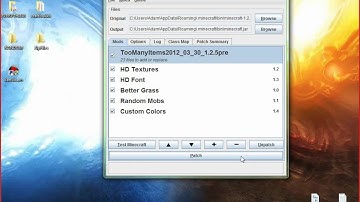 how to add mods using MC Patcher 1.2.5