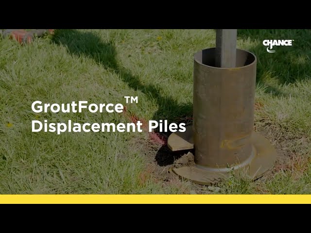 GroutForce Displacement Pile Explained