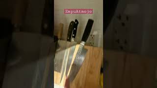 Dikirimi video koleksi pisau Jepang, customer dari Canada @EmpuAtmojoCustom