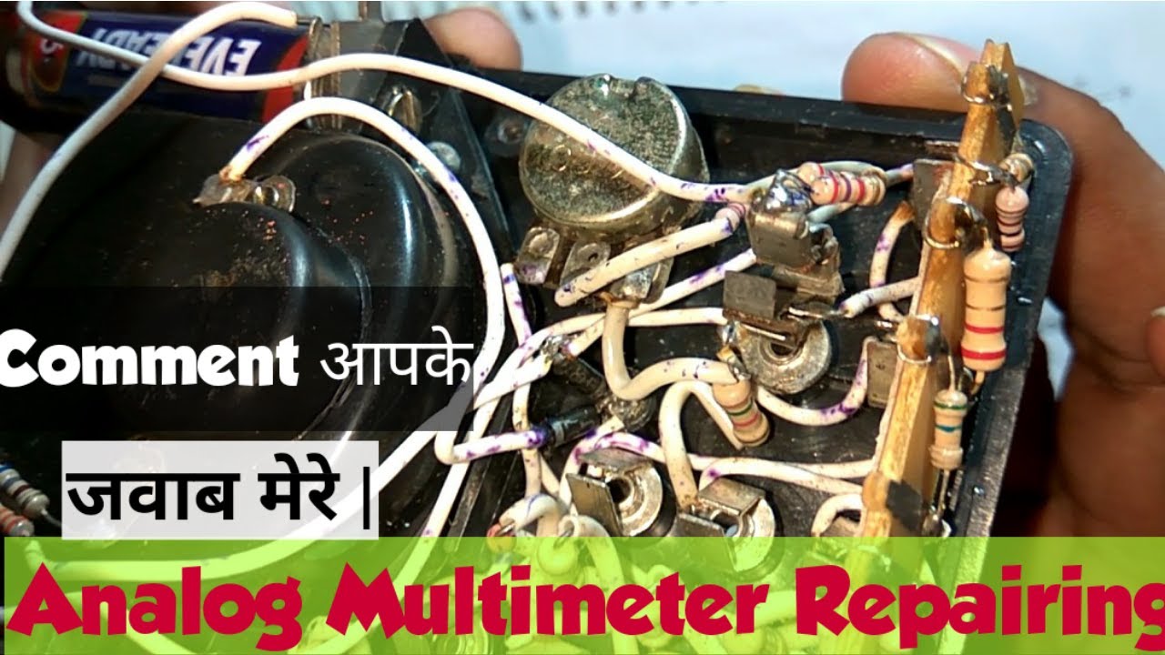 Analog Multimeter Repairing all type problem Analog Multimeter comment section your questions