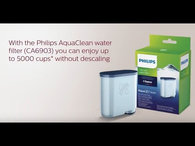 AquaClean - No descaling up to 5000 cups* 