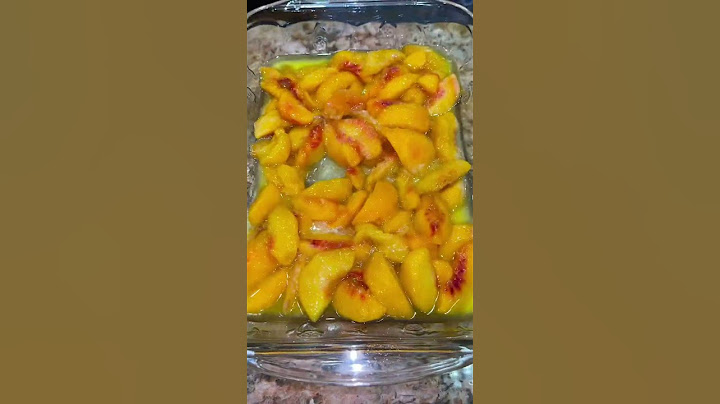 Easy Peach Cobbler🍑