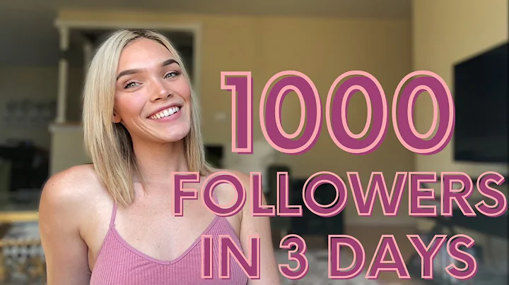 1K FOLLOWERS IN 3 DAYS | 5 Tips to Grow Your Insta...