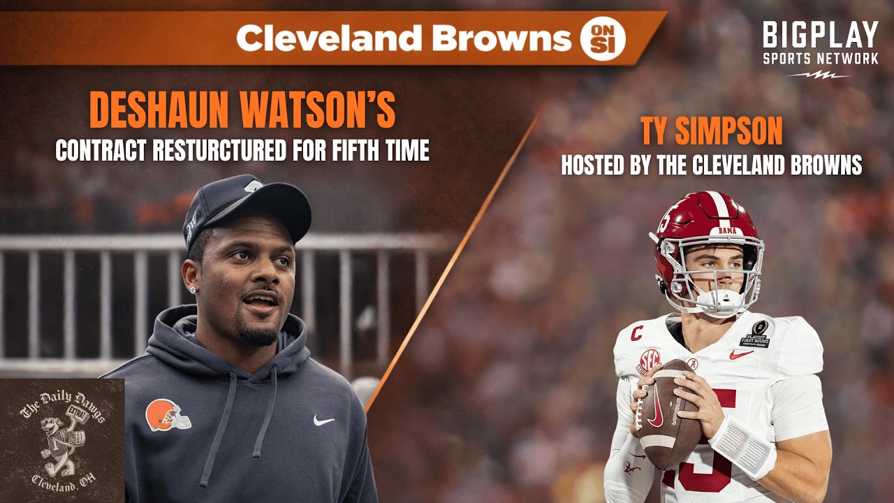 Browns Watson Nightmare Moves Closer To An End + Could Cleveland Be Fond Of Alabama QB Ty Simpson?