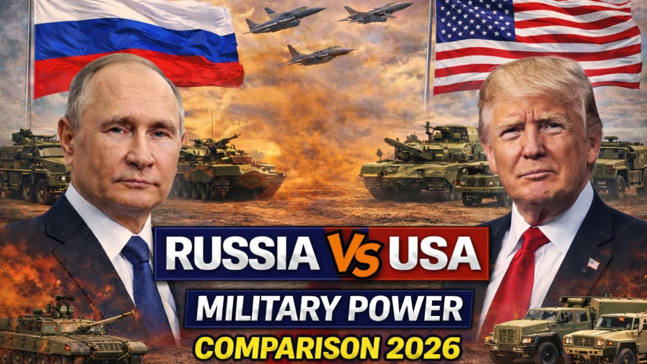 Russia vs USA Military Power Comparison 2026 | Army, Navy & Air Force Analysis
