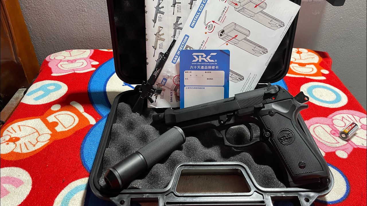 Review SR-92|M92 SRS Súng Bắn Khí Gas Blow Back Đạn Nhựa 6mm - YouTube