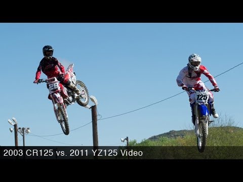 2003 Honda CR125 vs. 2011 Yamaha YZ125 - MotoUSA