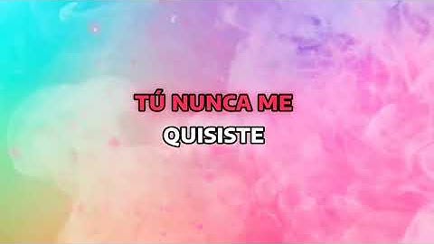 Thumbnail of NUNCA ME QUISISTE/Carolina Ross y Grupo Arriesgado (KARAOKE)
