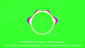 Audio Spectrum Visualizer Green Screen  HD 1080p(720P_HD)