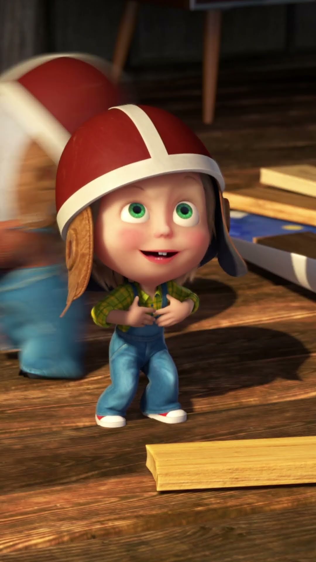 أول أطفال على القمر ?? mashabeararabic #shorts #arabic #mashaandthebear# #ماشاوالدب #مضحك #كرتون
