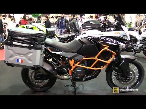 2016 KTM 1190 Adventure R Customized by SW Motech - Walkaround - 2015 Salon de la Moto Paris - 동영상
