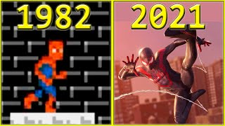 Evolution of Spider-Man Games 1982 - 2021