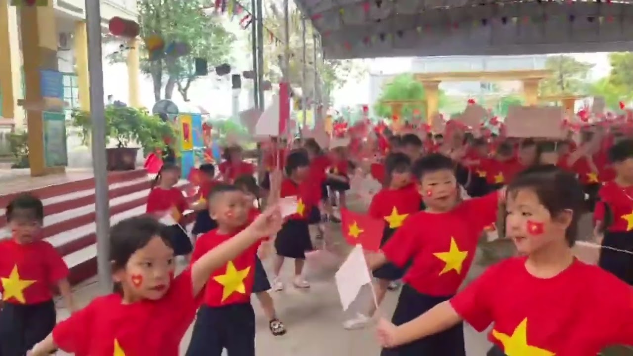 Trường MN Nam Hải Đồng diễn chào mừng 50 năm Giải phóng Miền Nam - Thống nhất Đất Nước ( 30/04/2025)