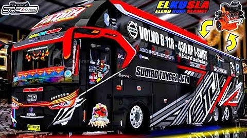 SR2 Scania Tronton XHD Prime Mod BUSSID Bukittinggi To Padang City Bus simulator Indonesia🚌