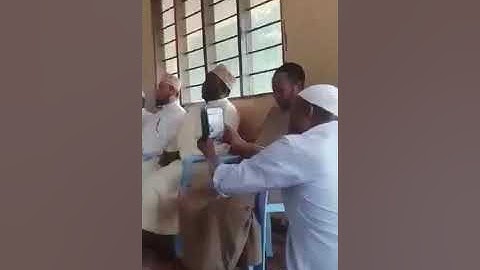 آخر سورة النجم برواية خلف عن حمزة في معهد ابن الجزري في تنزانيا القارئ صابر عبد الحكم