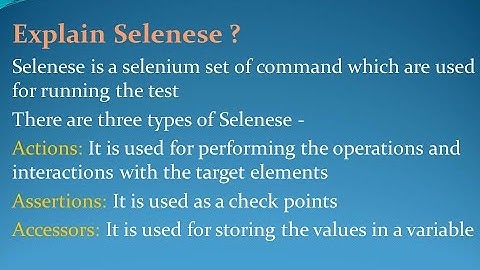 Latest Selenium Interview Questions and Answers for freshers and experienced– Part 1