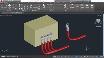 AutoCAD 3D Wire Lug & Electrical Wire Modeling | Complete Easy Tutorial