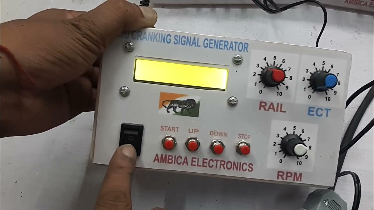 ECM CRANKING SIGNAL GENERATOR MO:-9724165264 - YouTube