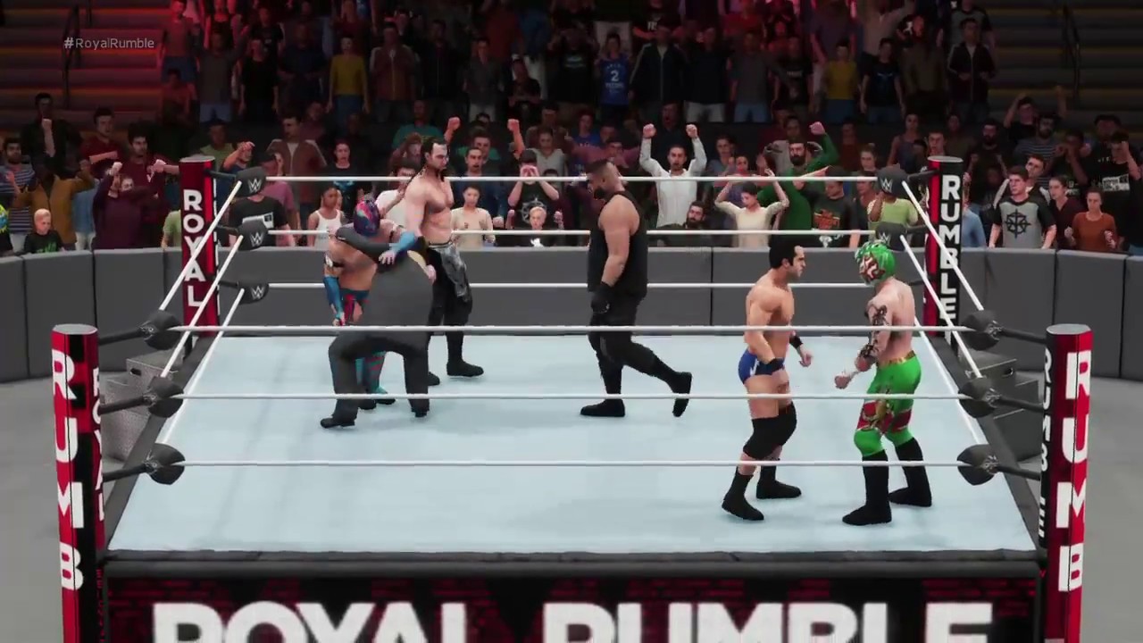 WWE 2K18 Royal Rumble 2018 30 Man Royal Rumble Match
