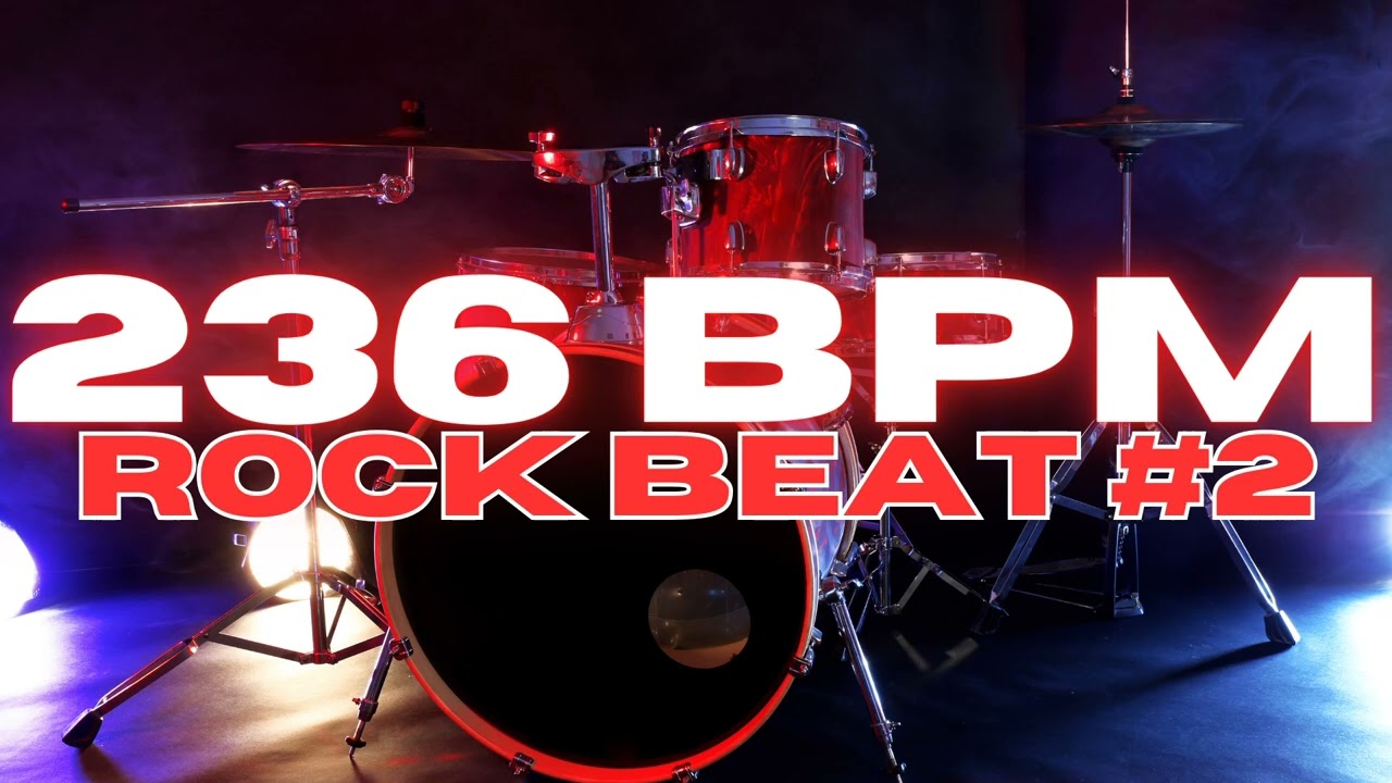 236 BPM - Rock Drum Beat - Loop 2