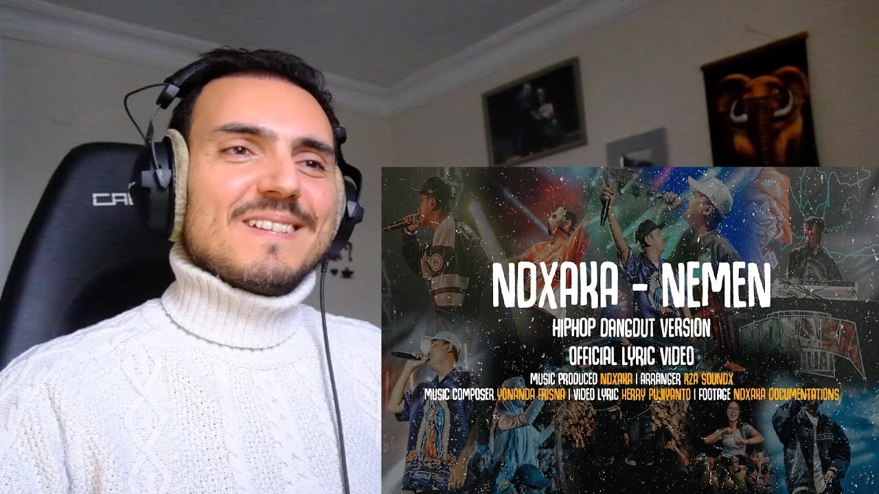 NDX AKA - Nemen HipHop Dangdut Version ( Official Lyric Video ) Reaction