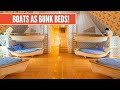 CHECK OUT THESE BOATS MADE INTO BUNK BEDS