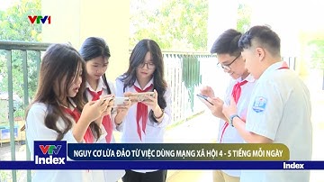 Nguy cơ lừa đảo từ việc dùng mạng xã hội 4  - 5 tiếng mỗi ngày  | VTVIndex