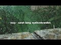 cozy - sarah kang, eyelovebrandon (lyrics)